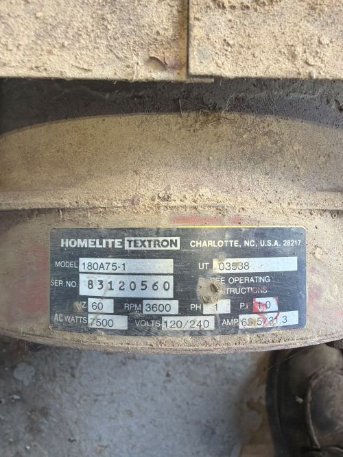 Homelite Textron 7500 Watts Generator - Image 6